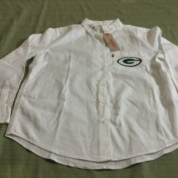 NFL GREEN BAY PACKERS LEVIS SHIRT NEW WITH TAGS - Picture 5 of 8